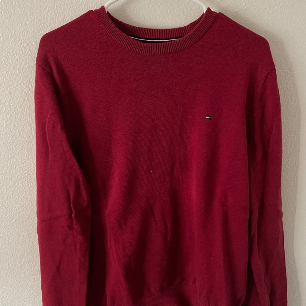 Tommy Hilfiger red sweater